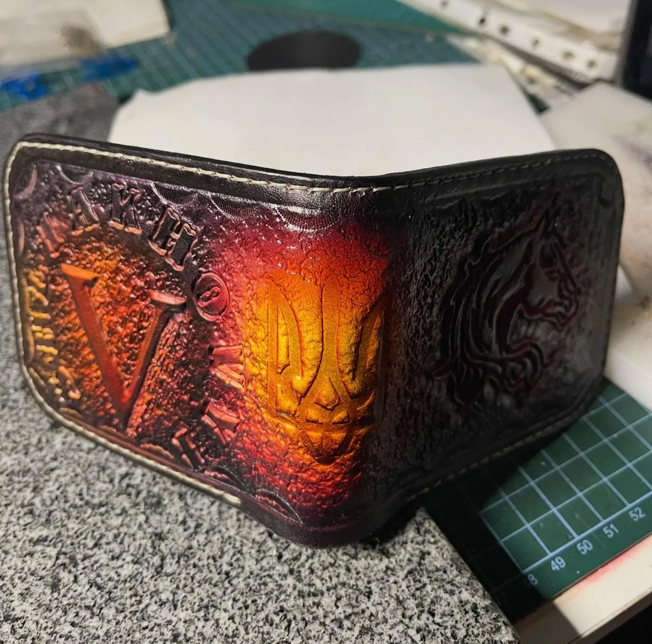 A wallet that had to glow